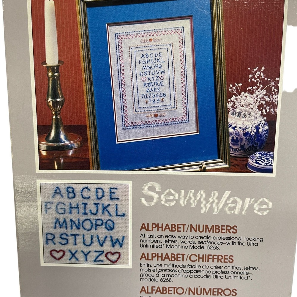 Sew Ware Singer 6268 Embroidery Software‎ Alphabet Numbers Motifs Designs